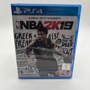 NBA 2K19 PS4 Game - Blue and Red Accents